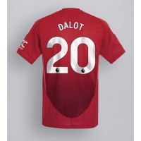 Manchester United Diogo Dalot #20 Hjemmedrakt 2024-25 Kortermet